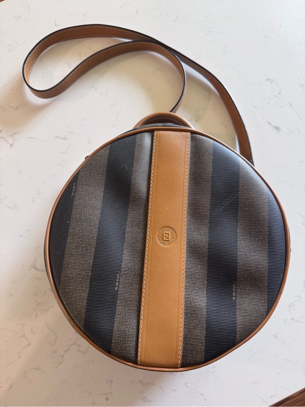 Fendi Tan Leather with Gold Hardware